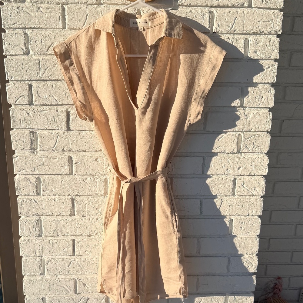 Cloth and Stone Linen Dress